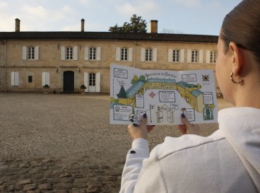 Family experience on the Château de Portets trail
